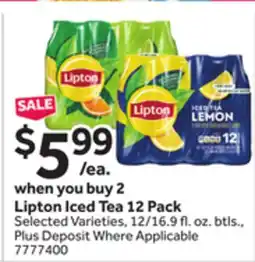 Stop&Shop Lipton Iced Tea offer