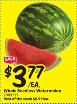 Stop&Shop Whole Seedless Watermelon offer