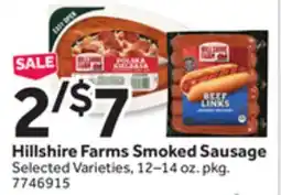 Stop&Shop Hillshire Farms Smoked Sausage offer