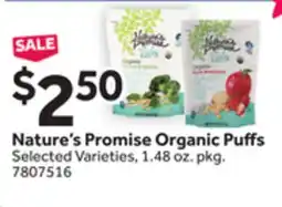 Stop&Shop Nature's Promise Organic Puffs offer