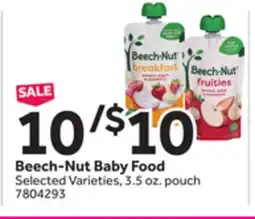 Stop&Shop Beech-Nut Baby Food offer