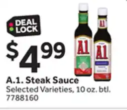 Stop&Shop A.1. Steak Sauce offer