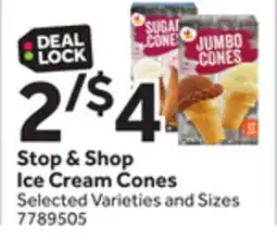 Stop&Shop Stop & Shop Ice Cream Cones offer