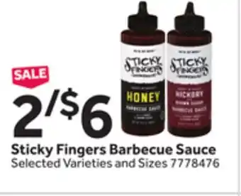 Stop&Shop Sticky Fingers Barbecue Sauce offer