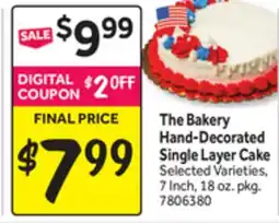 Stop&Shop The Bakery Hand-Decorated Single Layer Cake offer