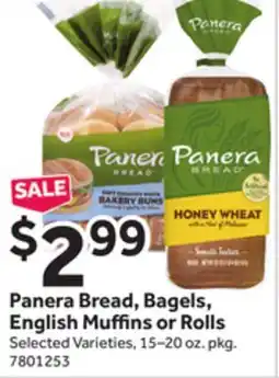 Stop&Shop Panera Bread, Bagels, English Muffins or Rolls offer
