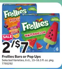 Stop&Shop Frollies Bars or Pop Ups offer
