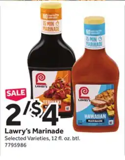 Stop&Shop Lawry's Marinade offer
