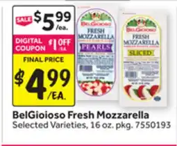 Stop&Shop BelGioioso Fresh Mozzarella offer