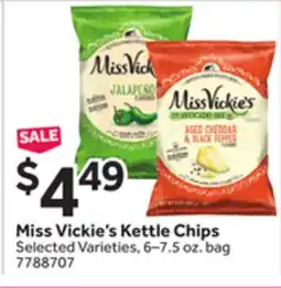 Stop&Shop Miss Vickie's Kettle Chips offer
