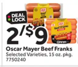 Stop&Shop Oscar Mayer Beef Franks offer