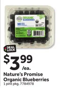 Stop&Shop Nature's Promise Organic Blueberries offer