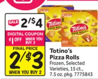 Stop&Shop Totino's Pizza Rolls offer