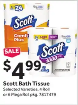 Stop&Shop Scott Bath Tissue offer