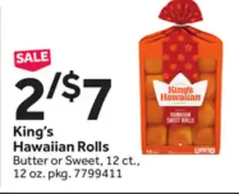 Stop&Shop King's Hawaiian Rolls offer