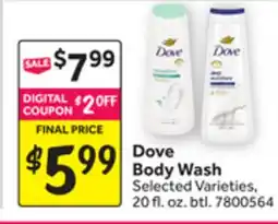 Stop&Shop Dove Body Wash offer