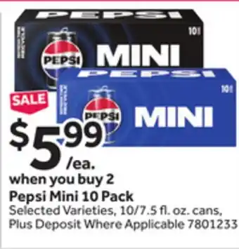 Stop&Shop Pepsi Mini offer
