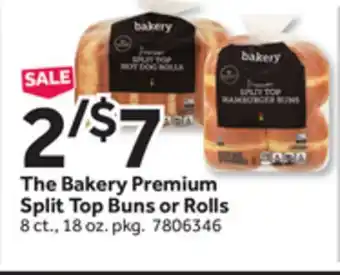 Stop&Shop The Bakery Premium Split Top Buns or Rolls offer