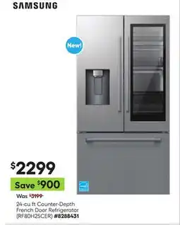 Lowe's 24-cu ft Counter-Depth French Door Refrigerator offer