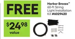 Lowe's 60-ft String Light Installation Kit offer