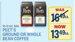 Kings Food Markets PEET'S GROUND OR WHOLE BEAN COFFEE offer
