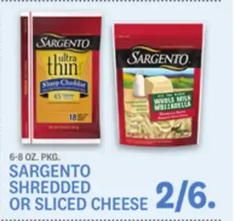 Kings Food Markets SARGENTO SHREDDED OR SLICED CHEESE offer