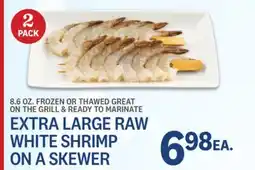 Kings Food Markets EXTRA LARGE RAW WHITE SHRIMP ON A SKEWER offer