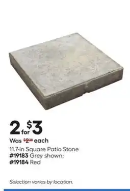 Lowe's 11.7-in Square Patio Stone offer