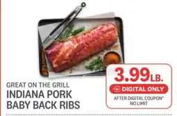 Kings Food Markets INDIANA PORK BABY BACK RIBS offer