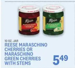 Kings Food Markets REESE MARASCHINO CHERRIES OR MARASCHINO GREEN CHERRIES WITH STEMS offer