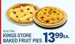 Kings Food Markets KINGS STORE BAKED FRUIT PIES offer