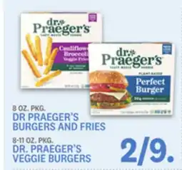 Kings Food Markets 8 OZ. PKG. DR PRAEGER'S BURGERS AND FRIES 8-11 OZ. PKG. DR. PRAEGER'S VEGGIE BURGERS offer