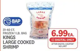 Kings Food Markets KINGS LARGE COOKED SHRIMP offer