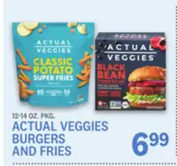 Kings Food Markets ACTUAL VEGGIES BURGERS AND FRIES offer