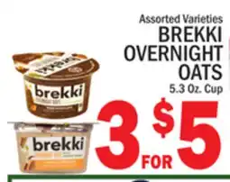 C Town BREKKI OVERNIGHT OATS offer