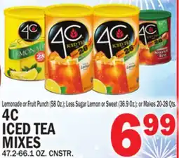C Town 4C ICED TEA MIXES 47.2 - 66.1 OZ. CNSTR offer