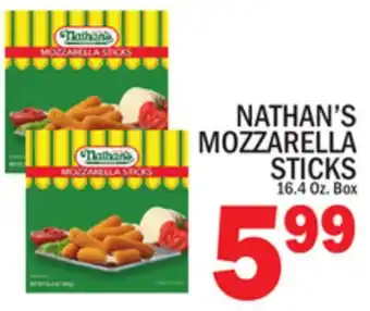 C Town NATHAN'S MOZZARELLA STICKS offer