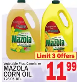 C Town MAZOLA CORN OIL offer