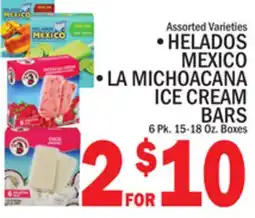 C Town HELADOS MEXICO LA MICHOACANA ICE CREAM BARS offer