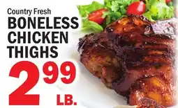 C Town BONELESS CHICKEN THIGHS offer