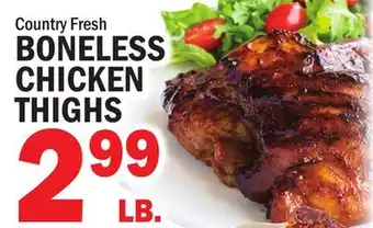 C Town BONELESS CHICKEN THIGHS offer