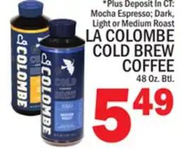 C Town LA COLOMBE COLD BREW COFFEE offer