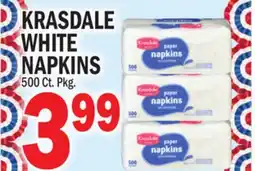 C Town KRASDALE WHITE NAPKINS offer
