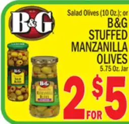 C Town B & G STUFFED MANZANILLA OLIVES offer