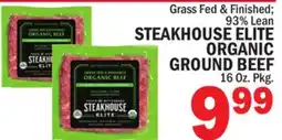 C Town STEAKHOUSE ELITE ORGANIC GROUND BEEF offer
