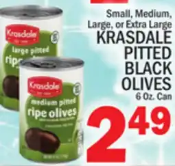 C Town KRASDALE PITTED BLACK OLIVES offer