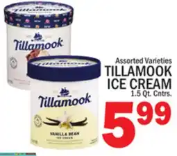 C Town TILLAMOOK ICE CREAM offer