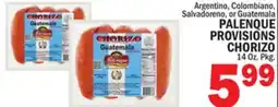 C Town PALENQUE PROVISIONS CHORIZO offer