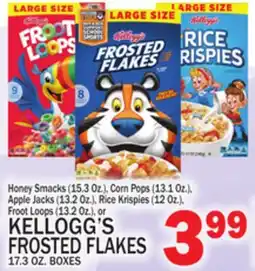 C Town KELLOGG'S FROSTED FLAKES offer