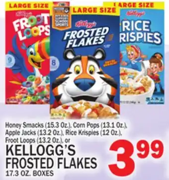 C Town KELLOGG'S FROSTED FLAKES offer